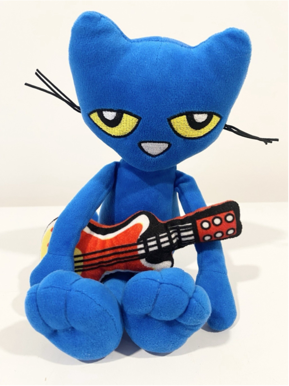 Pete the Cat Plush 12” MerryMakers Blue Cat with Guitar 2010 Eric Litwin